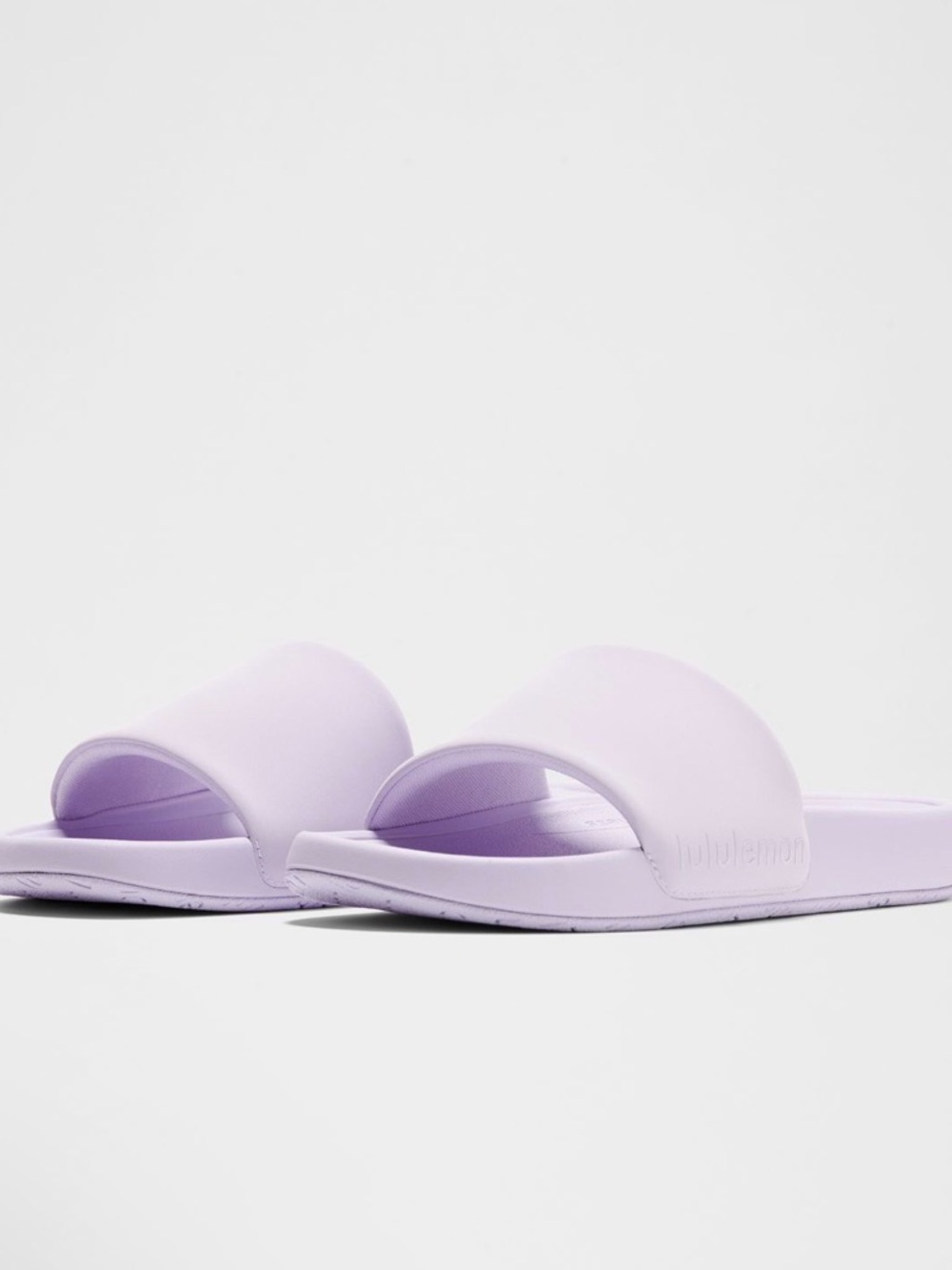 Lululemon Women Restfeel Slide Color Lavender Forest Haze size 7 NIB